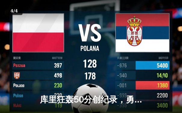 库里狂轰50分创纪录，勇士加时险胜国王，系列赛战成2-2平 - 4
